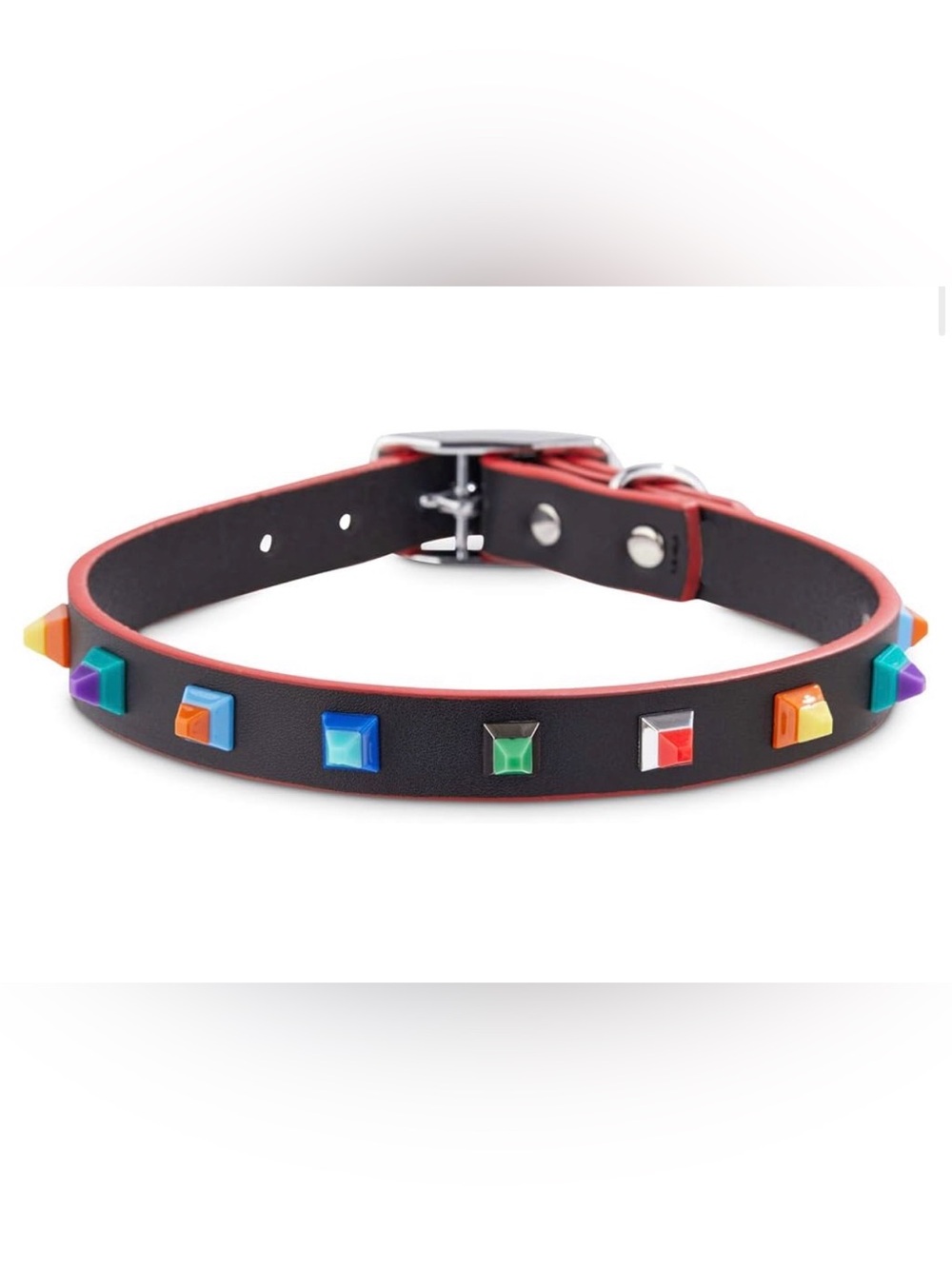 New Colorful Studded Dog Collar